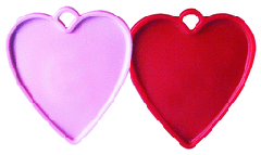 Utezi Srca 16 g Pink & Red