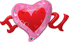 Maxi I (Heart) U foliJski balon