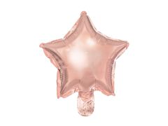 Mini zvIJezda folijski balon na štapiću 21cm Rose Gold
