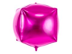 Standard Cubic Dark pink folijski balon