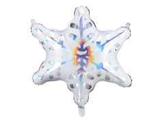 Maxi Snowflake holographic folijski balon
