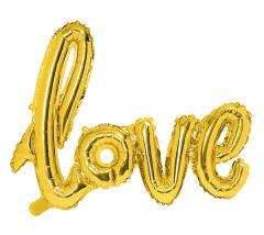 Natpis Love Gold folijski balon