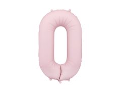 Folijski balon  broj 0  Mat Light Pink 86 cm