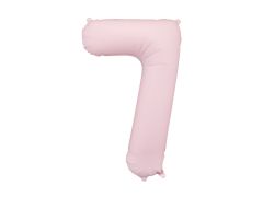 Folijski balon  broj 7  Mat Light Pink 86 cm