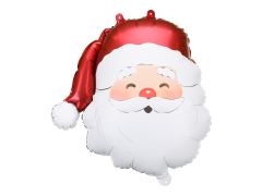 Maxi Santa Claus head folijski balon 42x43 cm