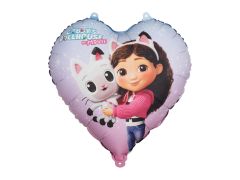 Standard Gabbys Dolihouse Heart folijski balon