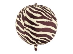 Orbz Zebra Stripes folijski balon 50cm