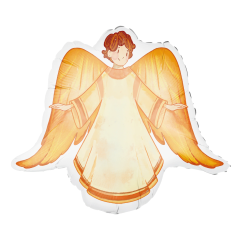 Maxi Angel Boy folijski balon 70 cm