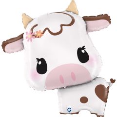 Maxi Cute Cow folijski balon 57x59 cm