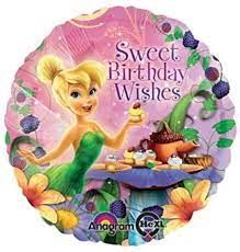 Standard Tinker Bell Happy Birthday Wishes folijski balon