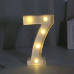 Svjetleći Broj 7 - 22cm