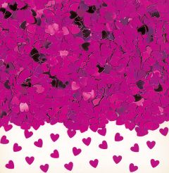  Sparkle Hearts Hot Pink konfeti