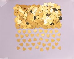 Sparkle Hearts Gold konfeti