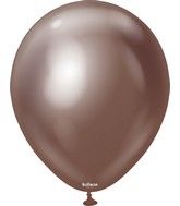 Latex baloni 45 cm Mirror (Chrome) Chocolate