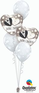 Buket balona Mr. & Mrs.