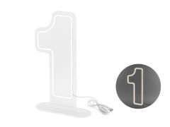 LED neonski broj "1" 50 cm