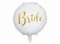 Standard Bride White folijski balon