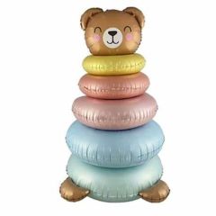 Maxi Bear Stacker 3D folijski balon - skulptura