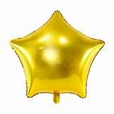 Standard Star Metalic Gold folijski balon