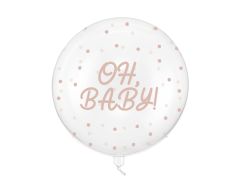 Bubble balloon Oh baby transparent 60 cm 