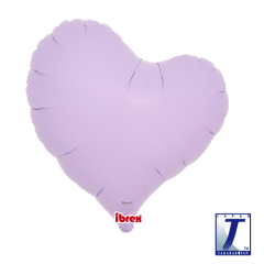 Ibrex "Sweet" Srce Pastel Lavander folijski balon