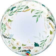 Bubble Wedding Floral pvc balon