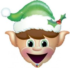 Maxi Xmas Elf head folijski balon