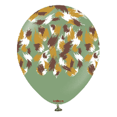 Latex baloni 30 cm Safari Savanna Eucalyptus