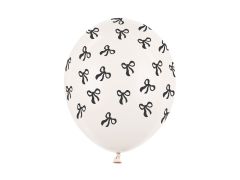 Latex baloni 30 cm Bows Pastel Off White