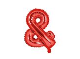 Mini folijski balon znak & Red