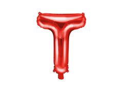 Mini folijski balon slovo T Red