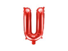 Mini folijski balon slovo U Red