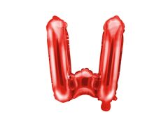 Mini folijski balon slovo W Red