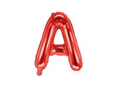 Mini folijski balon slovo A Red