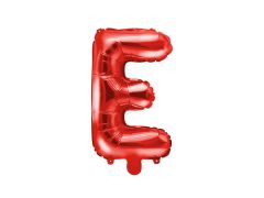 Mini folijski balon slovo E Red