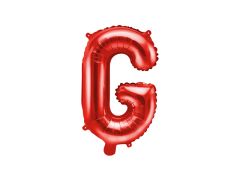 Mini folijski balon broj G Red