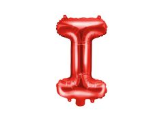 Mini folijski balon slovo I Red