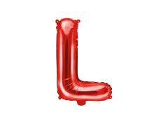Mini folijski balon slovo L Red