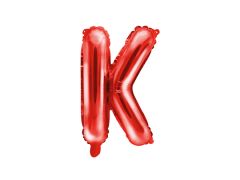 Mini folijski balon slovo K Red