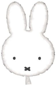 Maxi Miffy head White folijski balon 65 cm