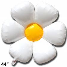 Maxi White Daisy Flower folijski balon 95 cm