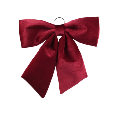 Mašna velvet bordo 48x52cm