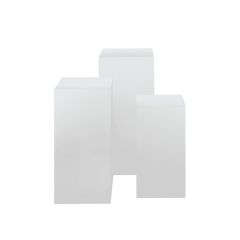 Metalna stupovi kockasti white 3/1 60,75,90 cm