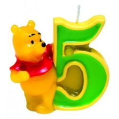Winnie Pooh svijeća broj 5