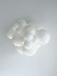 Latex baloni 43 cm White Tuftex