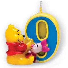 Winnie Pooh svijeća broj 9