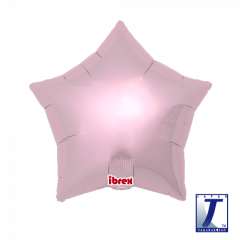 Ibrex Zvijezda Metallic Light Pink folijski balon