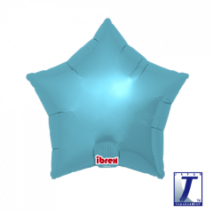 Ibrex Zvijezda Metallic Light Blue folijski balon