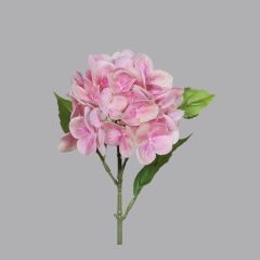 Umjetna Hortenzija roza 31 cm  "Real touch" 1 kos