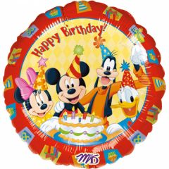 Standard Mickey Happy Birthday folijski balon